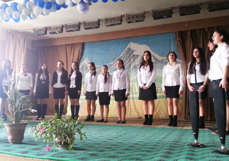 Armenian school of Akhaltskha celebrated Mother Language Day